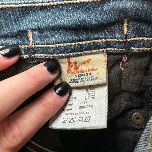 Citizens of Humanity Jeans Women's 29 Blue Paloma Stretch Low Waist Flair Leg - Picture 10 of 11